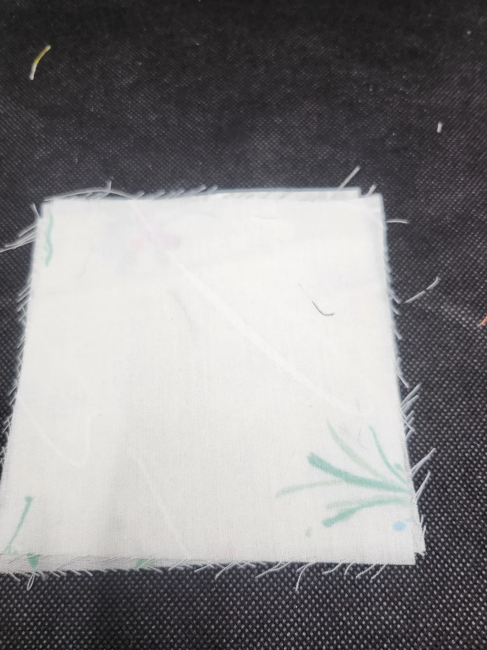 3 4.50 inch precut cotton fabric squares; great for quilting and crafting